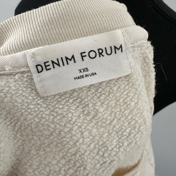 XXS ARITZIA DENIM FORUM Short Sleeve Sweater (100% Cotton) - Picture 3 of 5